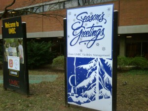 Season's Greetings from Facilities Management